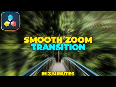 Zoom Transition Tutorial in Davinci Resolve | Smooth Zoom Blur Transition