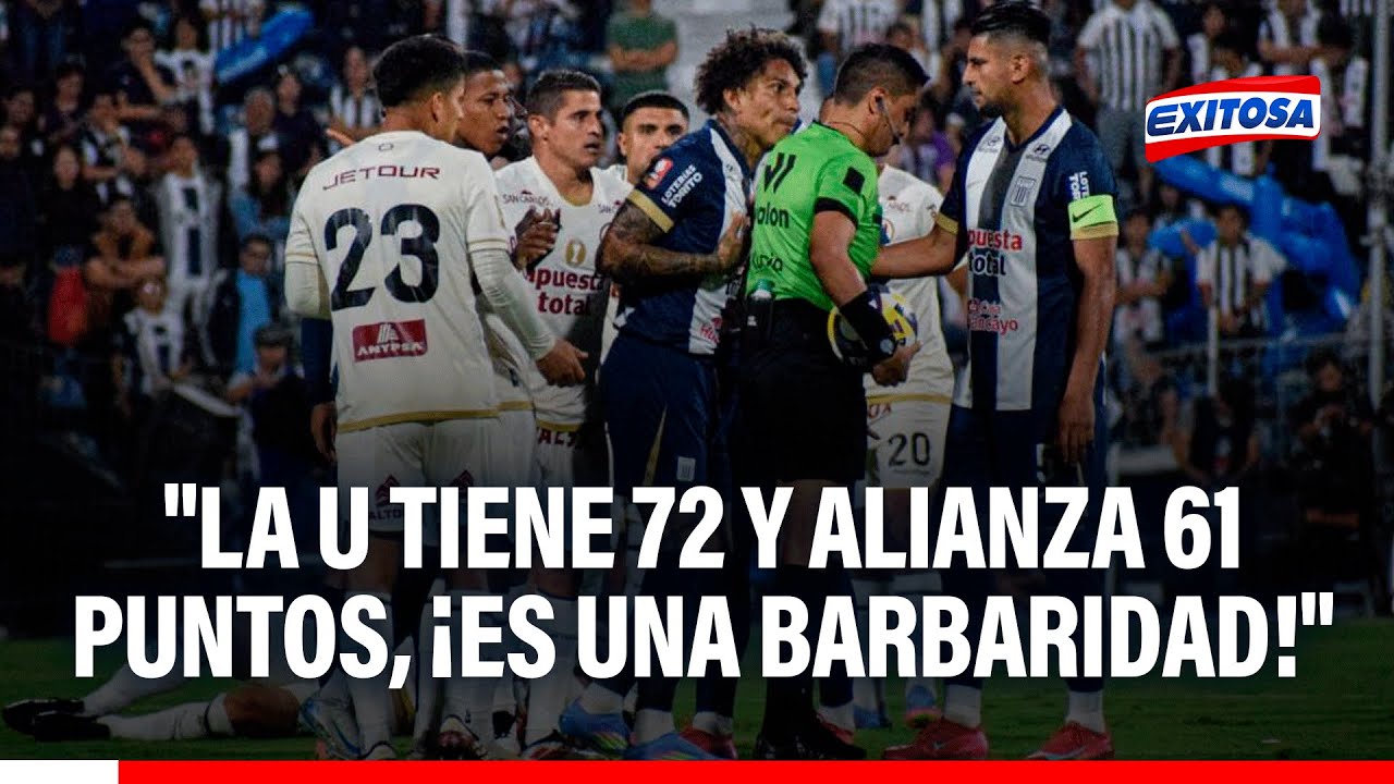 🔴🔵 Liga 1: Diferencia de PUNTOS entre Alianza Lima y la U es una "BARBARIDAD"