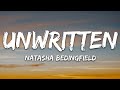 Natasha Bedingfield - Unwritten (Lyrics)