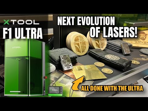 xTOOL F1 ULTRA - THE MOST VERSATILE LASER ENGRAVER ON THE MARKET!