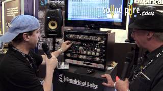 Video thumbnail for Empirical Labs DocDerr Multi-Purpose Channel Strip - AES 2011 by soundpurestudios