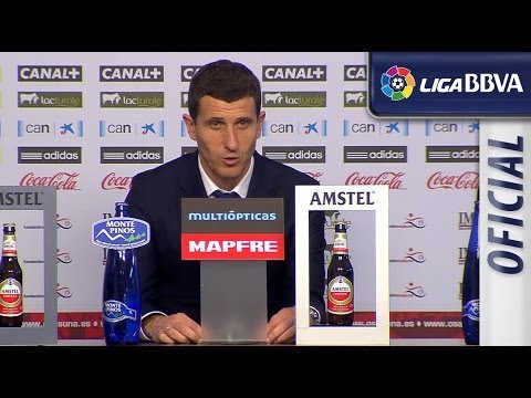 Rueda de Prensa de Javi Gracia tras el Osasuna (1-0) RCD Espanyol - HD