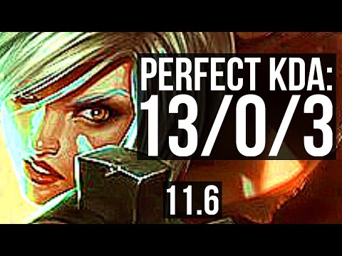 RIVEN vs SETT (TOP) | 13/0/3, Legendary, 1.6M mastery | EUW Grandmaster | v11.6
