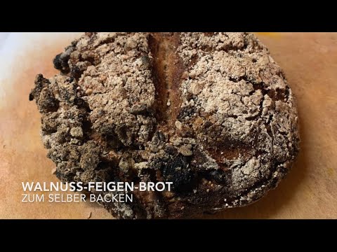 Walnuss-Feigen-Brot // Rezept // Brot backen schnell & einfach // für Anfänger // ideal für Sportler