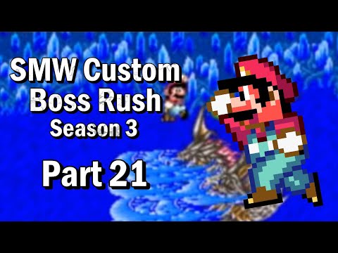 SMW - Custom Boss Rush Part 21 (97-99) "Shinryu & Omega"