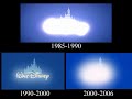Walt Disney Pictures Logo Comparison 1985 2006