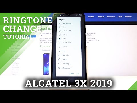 How to Change Ringtone in ALCATEL 3X (2019) – Ringtone Settings