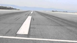 南欧の旅36自転車車載カメラジブラルタル空港滑走路横断