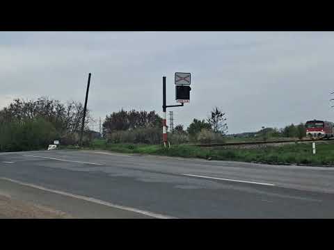 Železničné priecestie Levice - Geňa/Rybníky (Trať 152) Jurská Cesta (SK) 13.4.2025.