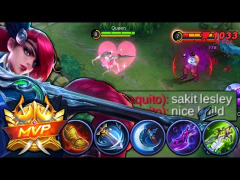 MVP BUILD!! LESLEY PERFECT GAMEPLAY | Build Top 1 Global Lesley