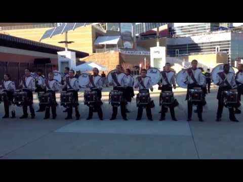 UMass Drumline 2013:  Flam Thing - Senior Day (1)