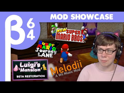 [Beta64 Live] Mod Showcase! Melodii, NSMB Beta Recreation, Super Mario Journey Lane, and more!