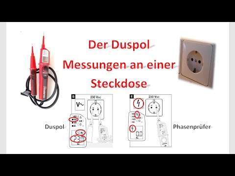 The Duspol at the socket / voltage / frequency / phase tester / RCD tester / interference voltages