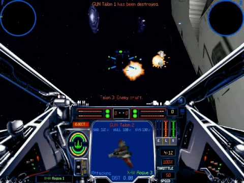 Playthrough of X-Wing vs TIE Fighter Rebel Mission 13 Part 1 - Capture Leader