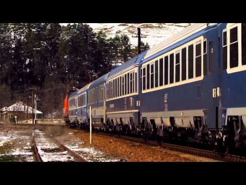 "Torpedo" 82-0562-7 with International Train in Bratca (Winter Edition)