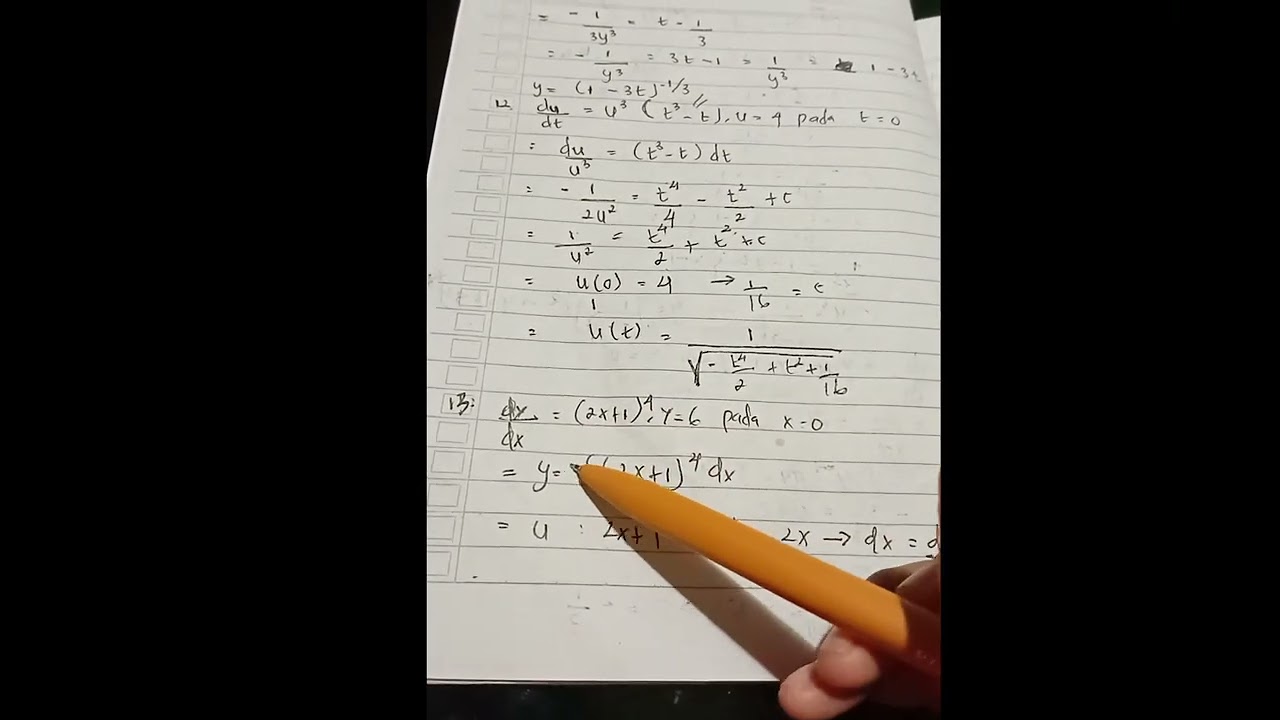 Menyelesaikan Tugas Kalkulus👉3