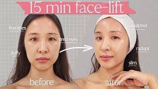 My Face SCULPTING & LIFTING massage routine *better than gua sha*