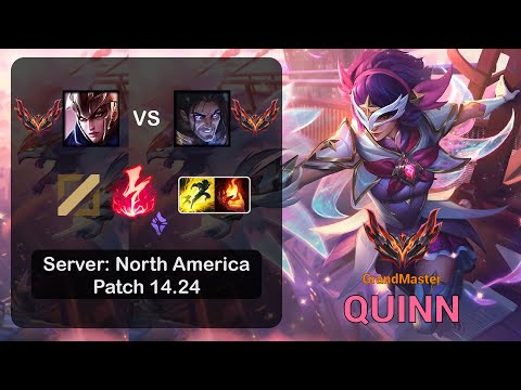 Quinn Mid vs Sylas - NA GrandMaster - Patch 14.24