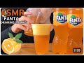 ASMR FANTA ORANGE FLAVORED NO TALKING SATISFYING REAL SOUNDS환타 오렌지맛 음료수 먹방 한
