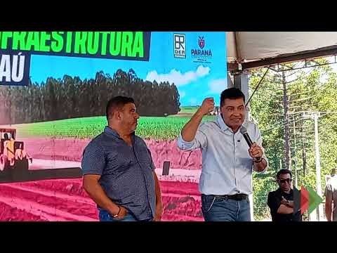 Marcelo Rangel destaca importância da PR-160 entre Reserva e Imbaú e homenageia ex-prefeito Neto