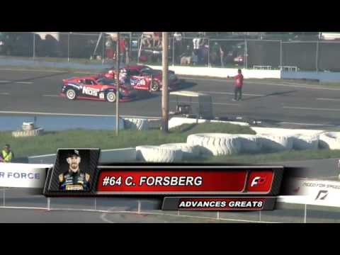 CHRIS FORSBERG vs DENNIS MERTZANIS Round 5 Top16 Evergreen Speedway