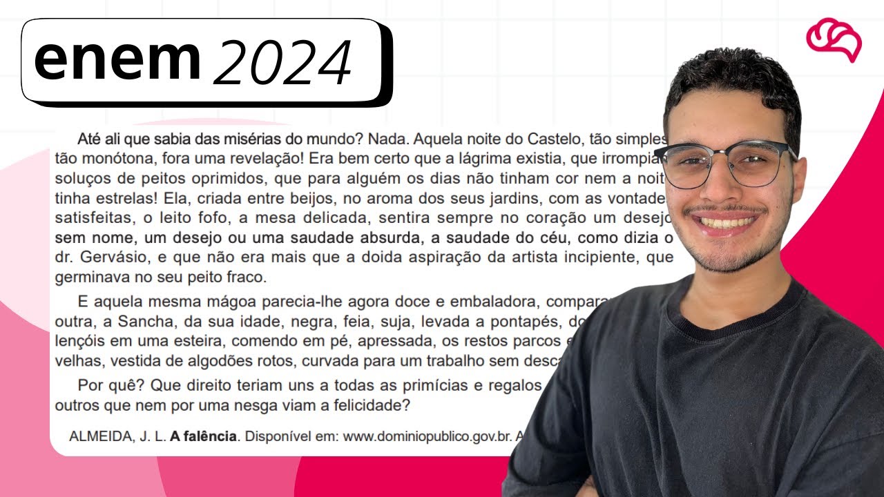 Resolução em Vídeo — Questão 19 ENEM 2024