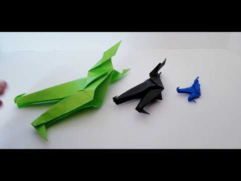 Origami Dragon Head - OrigamiMaster007
