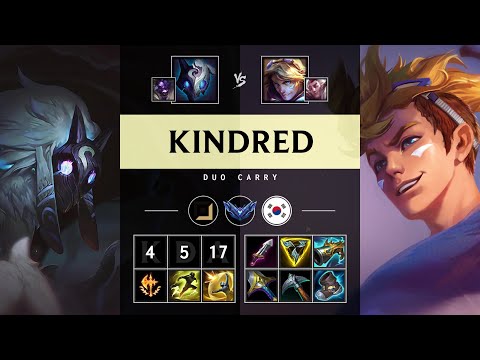 Kindred ADC vs Ezreal - KR Diamond Patch 25.09