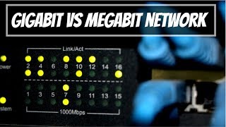 MEGABIT VS GIGABIT network - Actual data transfer rate compared