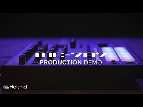 Roland MC-707 8-track Groovebox | Sweetwater Roland MC-707 8-track Groovebox | Sweetwater