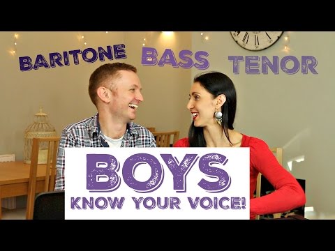 Male Voice Classification: Are you a TENOR, BARITONE, OR BASS?