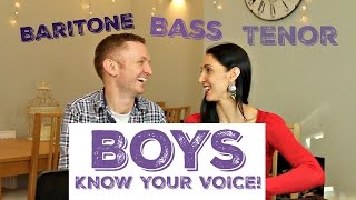Male Voice Classification: Are you a TENOR, BARITONE, OR BASS?