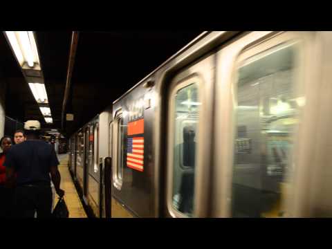 New Lots Avenue Bound Train Of R62s On The 3 @ 110th Street - Central Park North
