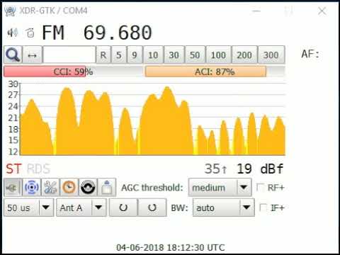 OIRT FM DX via Sporadic E - 4th June 2018