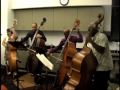 5 Basses and Drums Play Mingus's "BOOGIE STOP SHUFFLE "