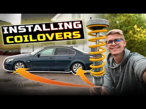 Fastest Way To Install Coilovers BMW E60! DailyDrifter Ep. 2