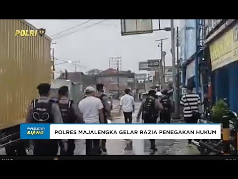 POLRES MAJALENGKA GELAR RAZIA PENEGAKAN HUKUM
