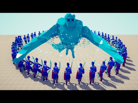 100x ICE ARCHERS vs EVERY UNIT | TABS - Totally Accurate Battle Simulator