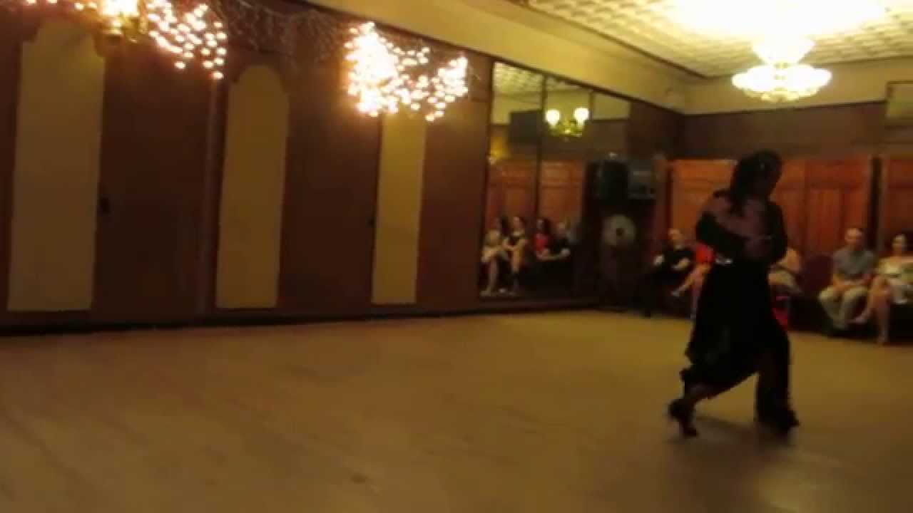 Carlos Paredes & Diana Giraldo at La Milonga Ros ..Friday, July 25, 2014