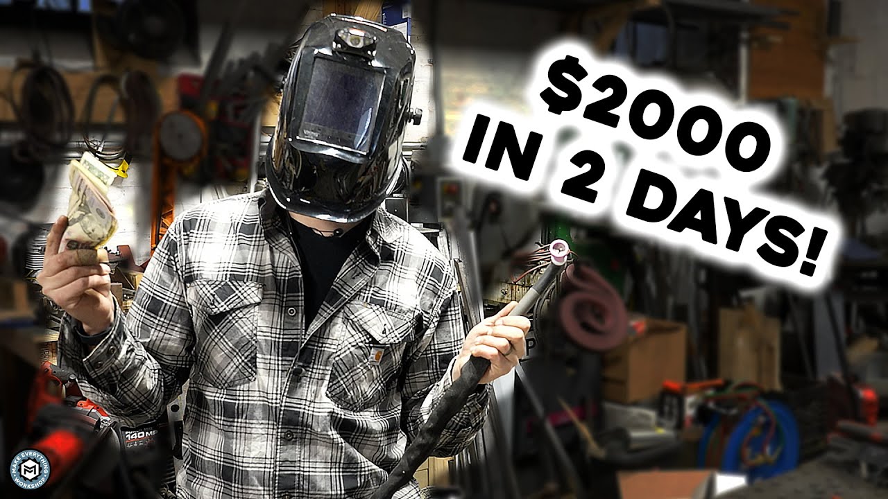 Making Big Money Doing Small Welding Jobs! $1000+ / Day!
