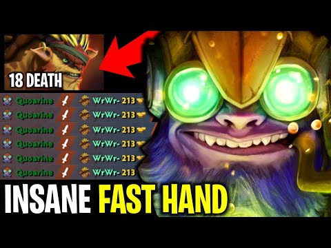 INSANE FAST HAND..!! Super Fast Tinker Destroy Bristleback Tank by Quoarine 7.26 | Dota 2