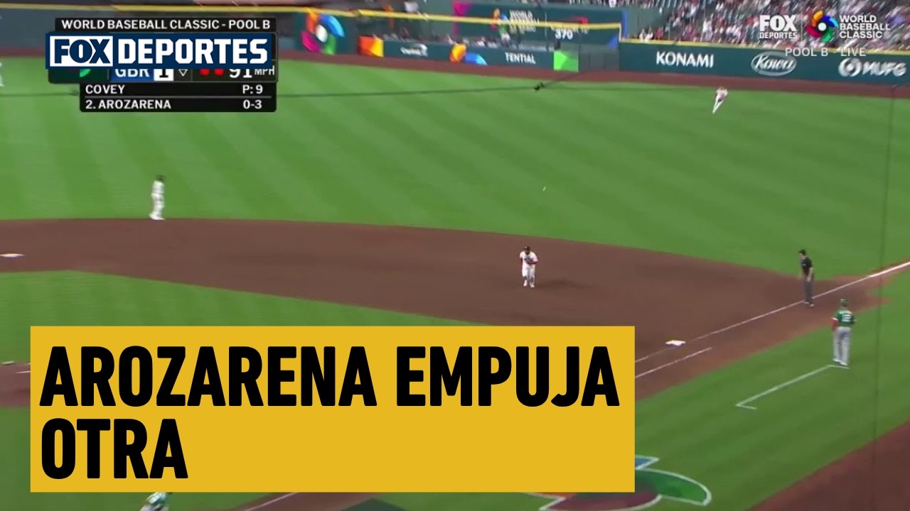 AROZARENA EMPUJA OTRA | México 8-1 Gran Bretaña | #WBCenFOX