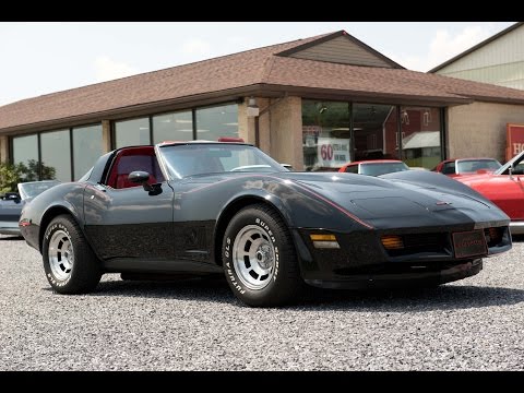 1981 Black Big Block Corvette T Top Video