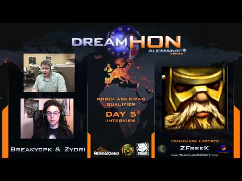 DreamHoN NA Qualifiers Grand Finals Pre Game Interview - [tdM]ZfreeK