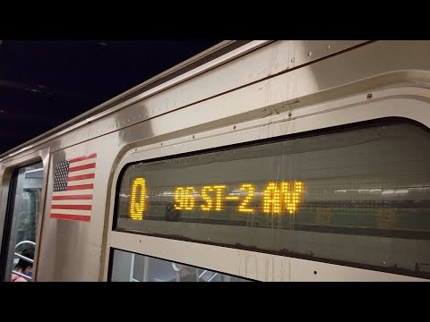 NYC Subway: (N) (Q) (R) (W) (6) (J) Trains at Canal St