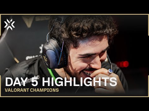 Let The Eliminations Begin | VALORANT Champions Day 5 Highlights