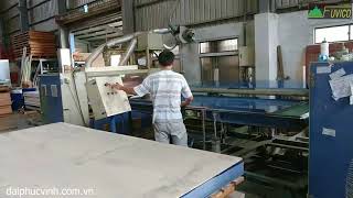 MÁY PHỦ MẶT VÁN ACRYLIC, LAMINATE TRÊN TẤM GỖ, NHỰA...