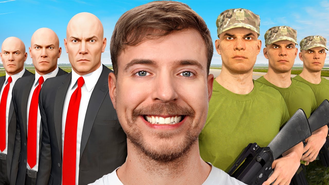 100 Assassins vs 10 Real Soldiers