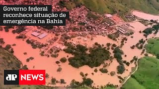 Fortes chuvas geram situação de emergência na Bahia