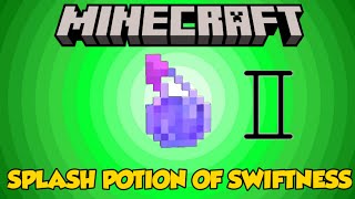 Minecraft: How to Make Splash Potion of Swiftness (SPEED II) | Easy Guide